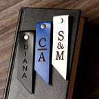 Leather Bookmark with Tassel | Handcrafted Full-Grain | SANTJAG