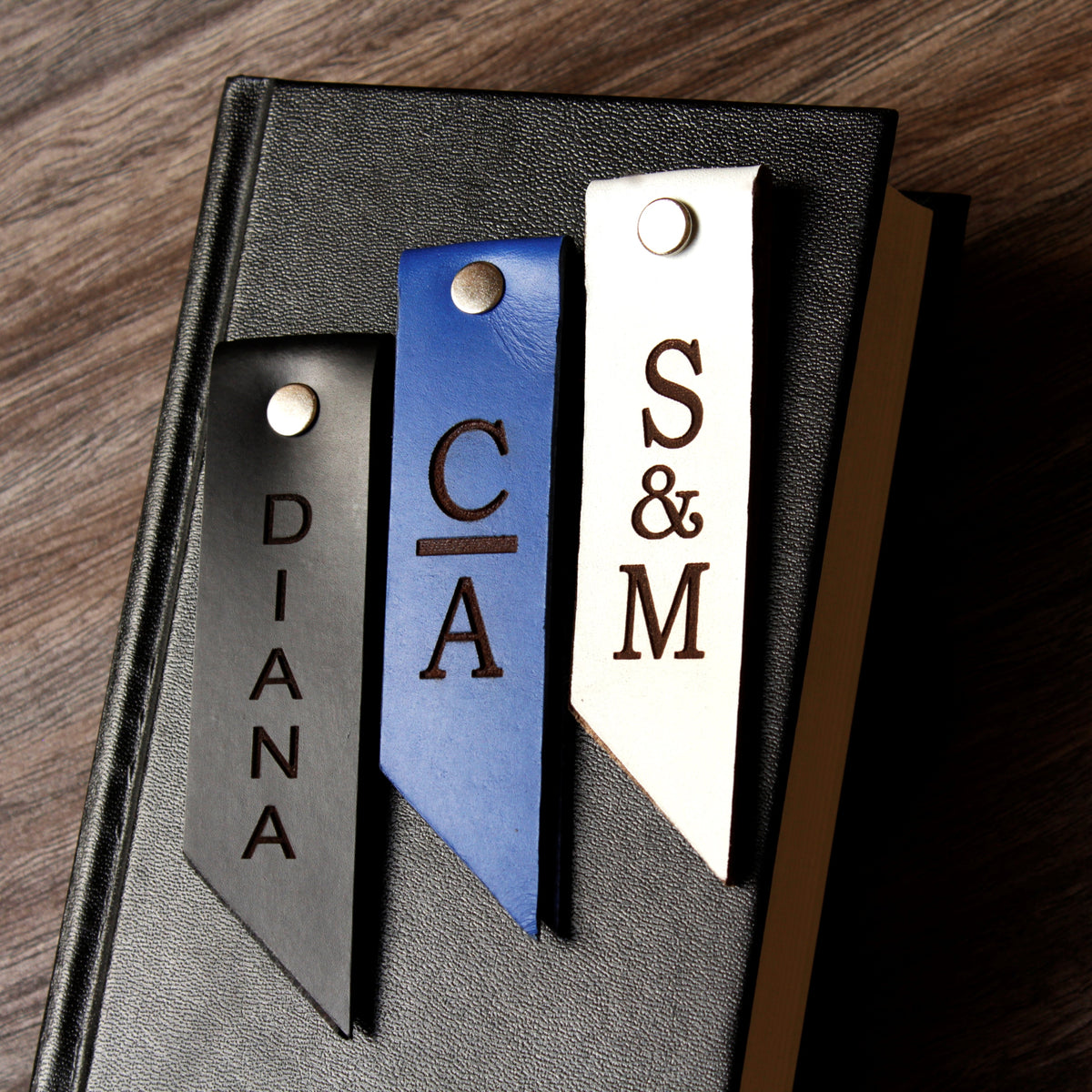 Leather Bookmark with Tassel | Handcrafted Full-Grain | SANTJAG