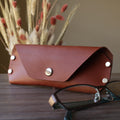Handcrafted Full-Grain Leather Glasses Case | Sunglasses Holder | Santjag
