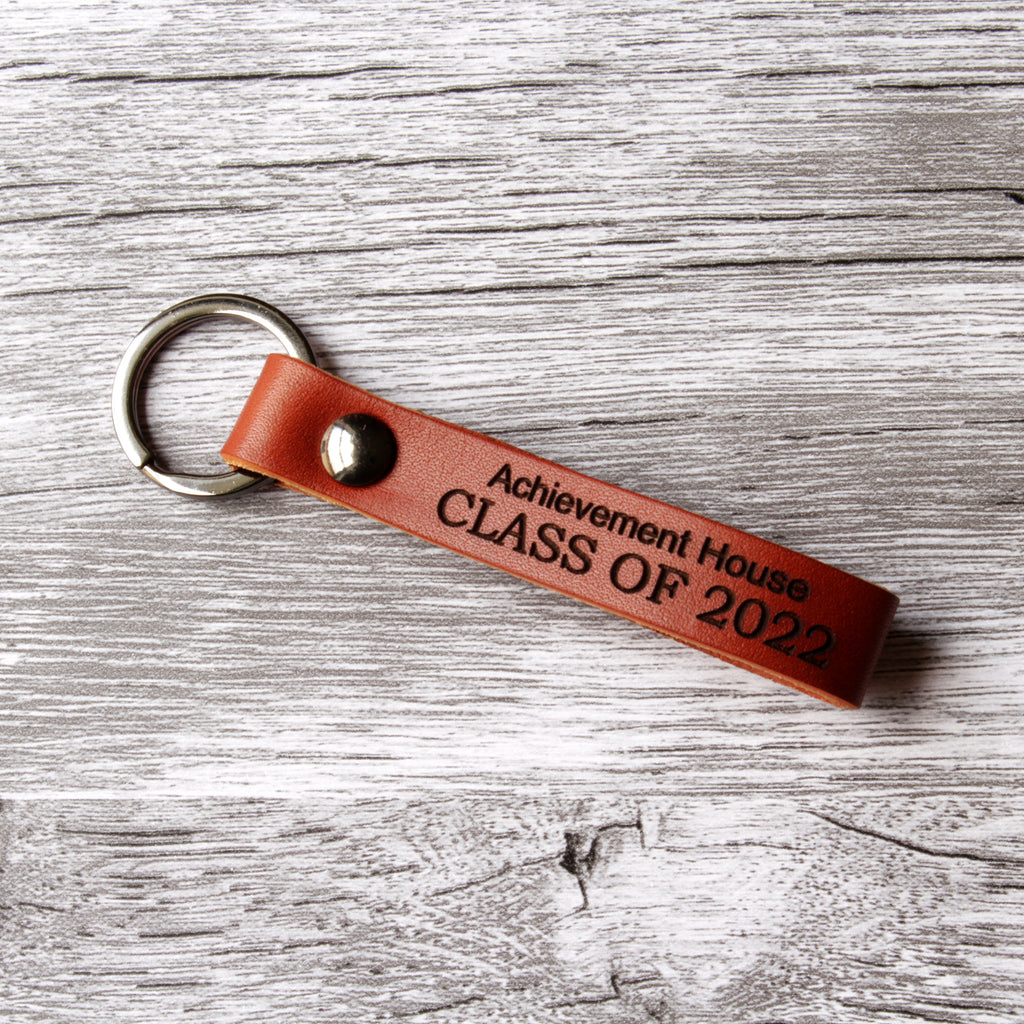 Personalized Leather Keychain