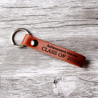 Personalized Leather Keychain