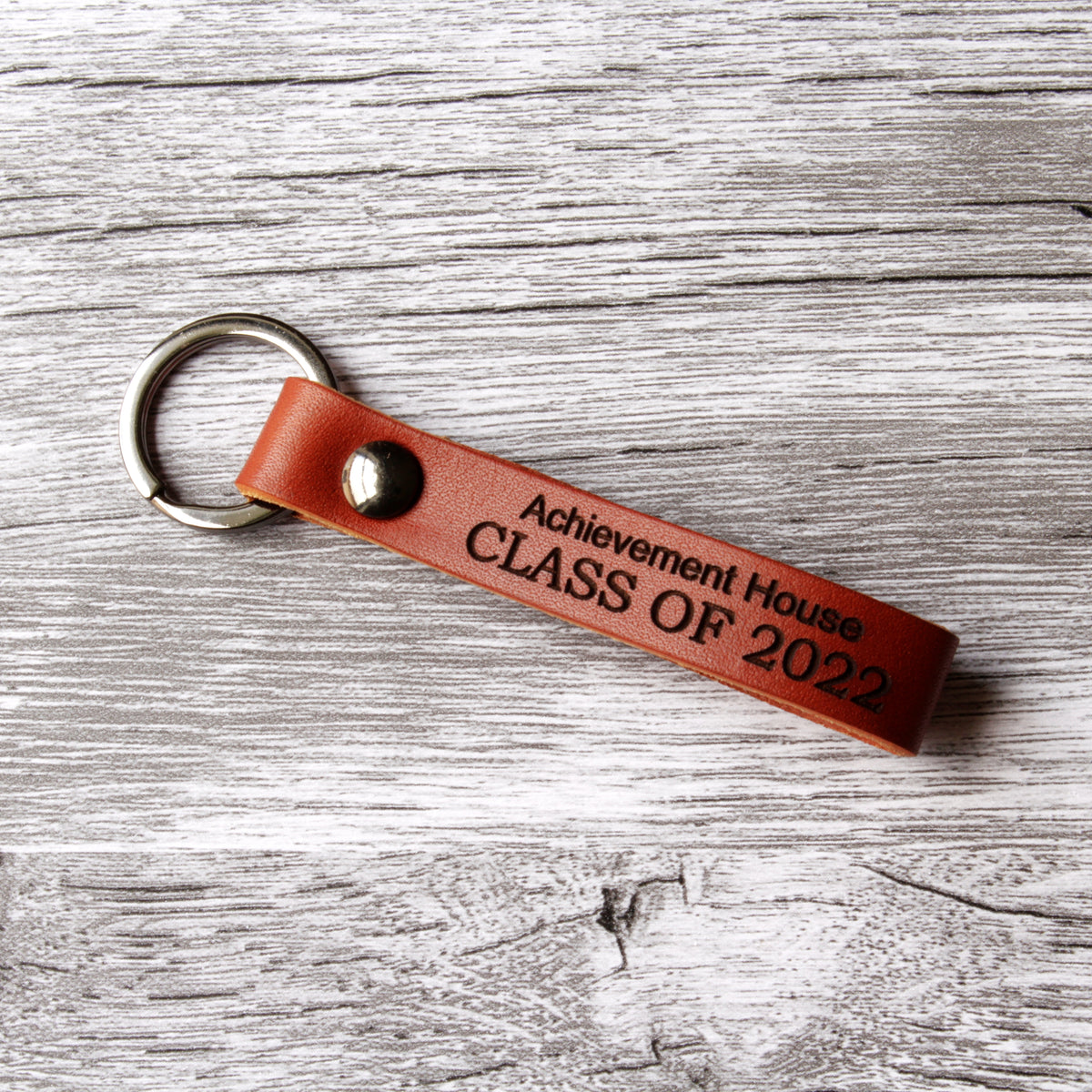 Personalized Leather Keychain