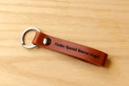 Personalized Leather Keychain